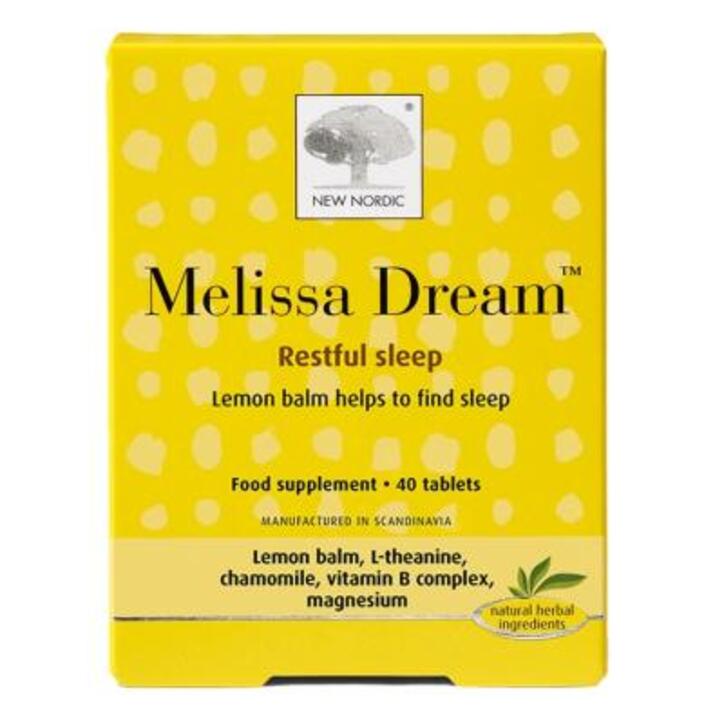 New Nordic Melissa Dream Plus Melatonin 30 Tablets